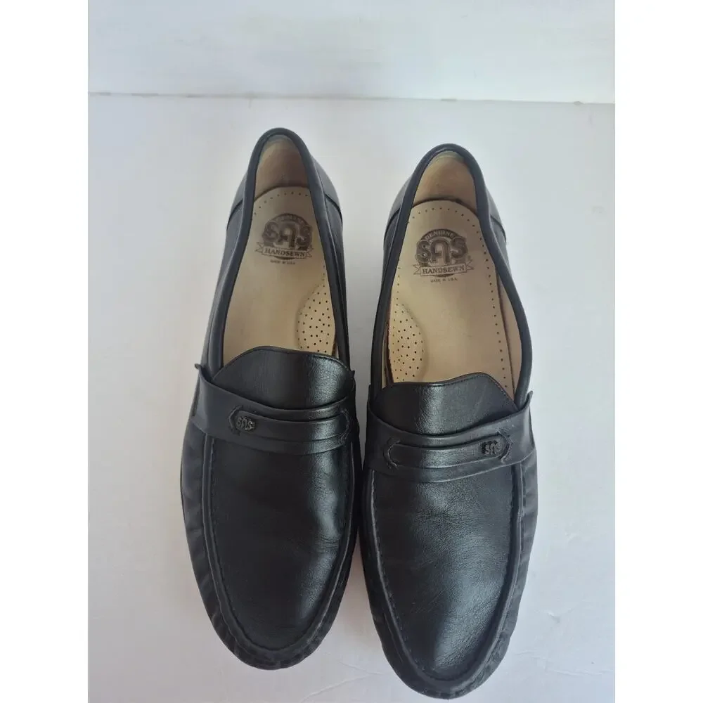 SAS Genuine Handsewn Leather Penny Loafer Comfort Mens Shoes Size 12 M USA